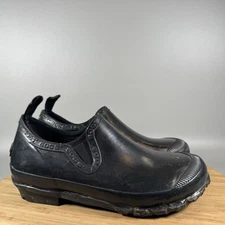 Bogs Womens Rue Slip On Waterproof Rain Shoes Size 6 Black