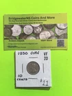 1936  Canadian George V .8 Silver 10 cent Dime.  Trending At $10