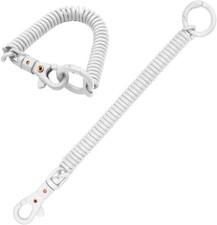 Spiral Coil Spring Keychain, Anti-lost Key Chain Holder Lanyard Cord with