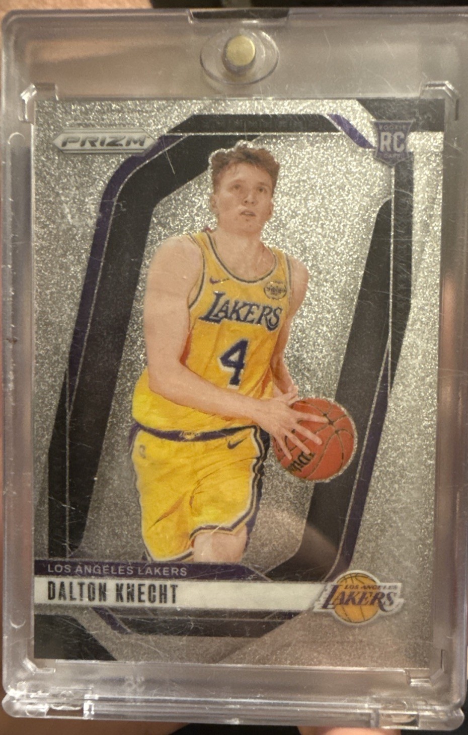 DALTON KNECHT 2024-25 PANINI PRIZM #238 ROOKIE GLITTER RC LAKERS SSP RARE