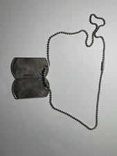 Silver 925 Gucci Dog Tags With Box not scrap sterling silver 