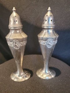 Vintage C co S Salt & Pepper Shakers #152 - 5" TALL