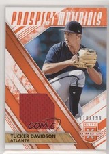 2019 Elite Extra Edition Prospect Materials Orange 110/199 Tucker Davidson 4l3