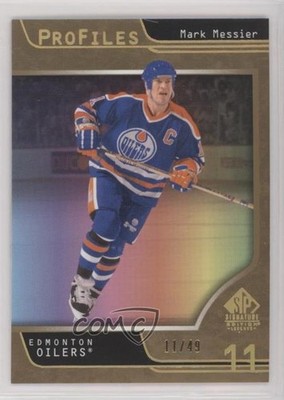 2020 SP Signature Edition Legends Profiles Gold 11/49 Mark Messier #P-3 HOF 7ie