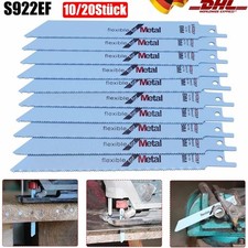 10/20Stk Profi BiMetal Säbelsägeblatt BiM Sägeblätter S922EF für Bosch Säbelsäg