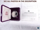 NobleSpirit GEM BU 1989 S American SILVER Eagle PROOF 1oz .999 w Box & CoA
