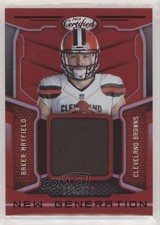 2018 Certified New Generation Jerseys Mirror Red 234/299 Baker Mayfield #6 rj1
