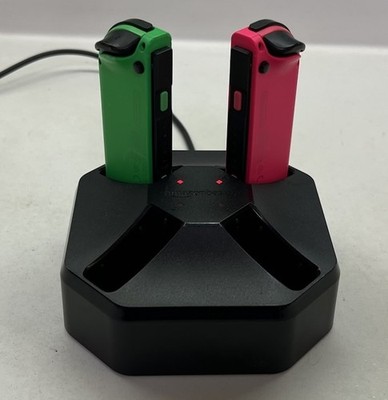OEM Nintendo Switch Joy-Con Pair Green Works / Pink Has Issues + Dock READ