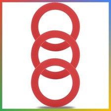 Toilet Flush Valve Seal Silicone 3Pcs For Mansfield 210 211 Gasket 6300030