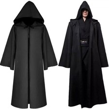 Hooded Robe Star Wars Jedi Halloween Sith Knight Wizard Cloak Costume Cosplay
