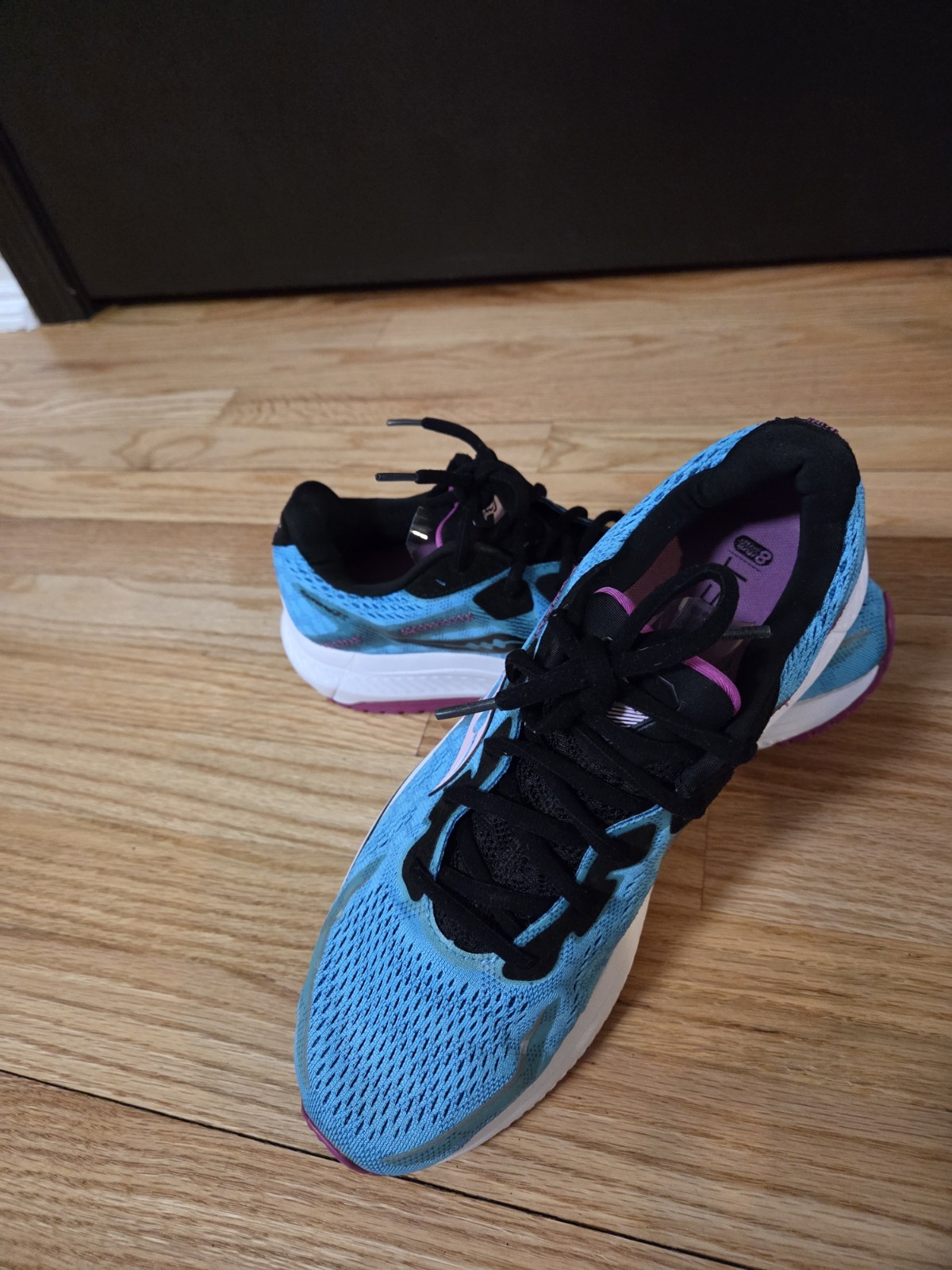 SAUCONY PWR RUN OMNI 20 WOMEN WALKING SNEAKERS SIZE 11 BLUE ATHLETIC SHOES thumbnail 4