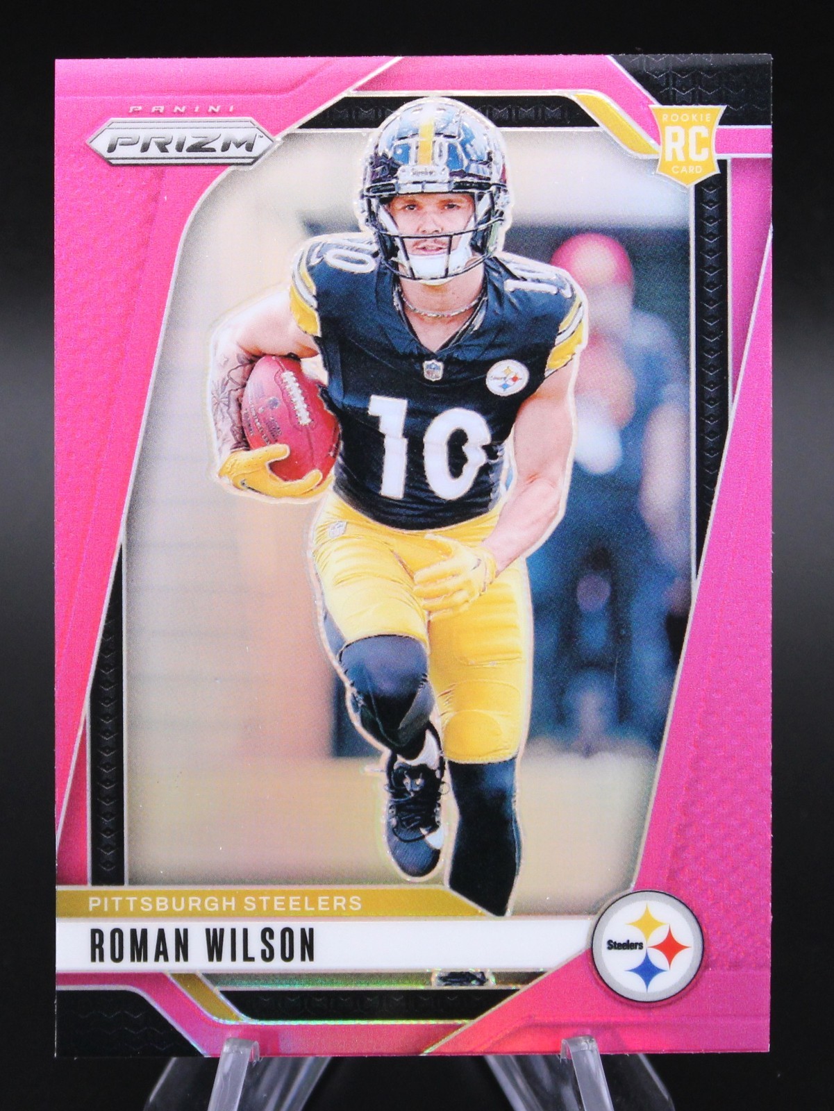 2024 Panini Prizm - Rookies Roman Wilson #384 Pink Prizm (RC)