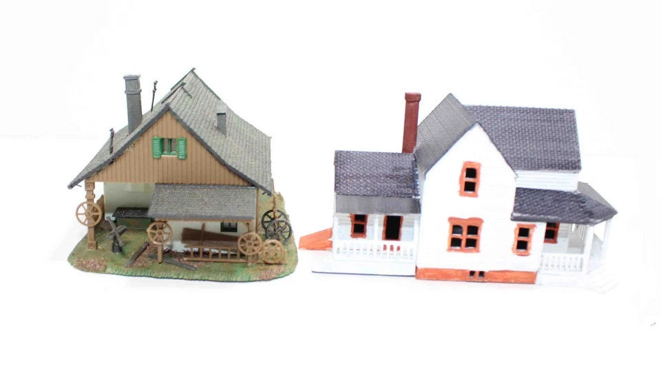 Pola N Scale Blacksmith/Forge House + 2 Sears Silverdale 1920s Home Kits - Image 2 of 4
