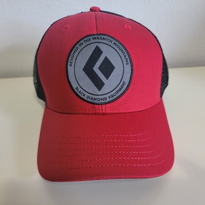 Black Diamond Logo Trucker Hat Snap Back Adjustable NWT