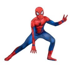 NWT Marvel Spider Man Kid's Iron Zentai Halloween Costume Jumpsuit Boys Sz M 8 