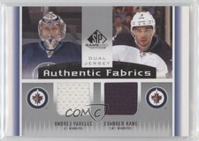 2013-14 SP Game Used Edition Jerseys Evander Kane Ondrej Pavelec #AF2-PK s9z