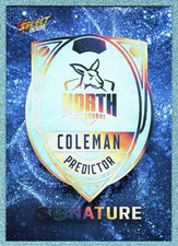 2026 AFL SELECT COLEMAN PREDICTOR PLATINUM SIGNATURE CARD - CPSP12 NTH MELB /60