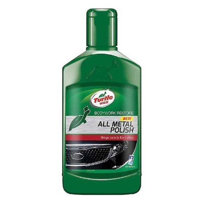 (26,60 EUR/L) TURTLE WAX All Metal Polish 300ml Chrompolitur