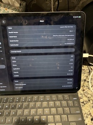Apple iPad Pro 12.9-inch 3rd Gen 256GB Cellular Tablet Gray with
