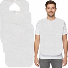 3 Pack Premium Adult Bibs - bibs for adults Men, Women; Eating Cloth for Elderly