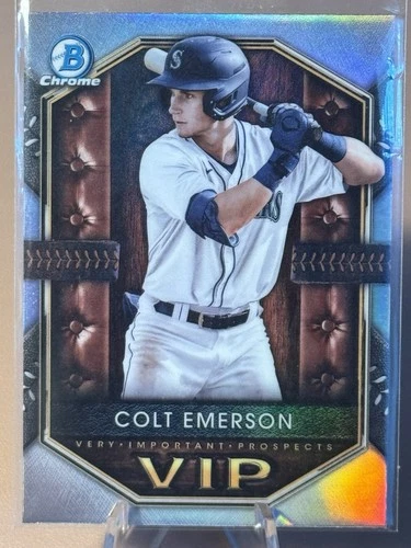 2025 Bowman Chrome Colt Emerson VIP Prospects VIP-13 Refractor