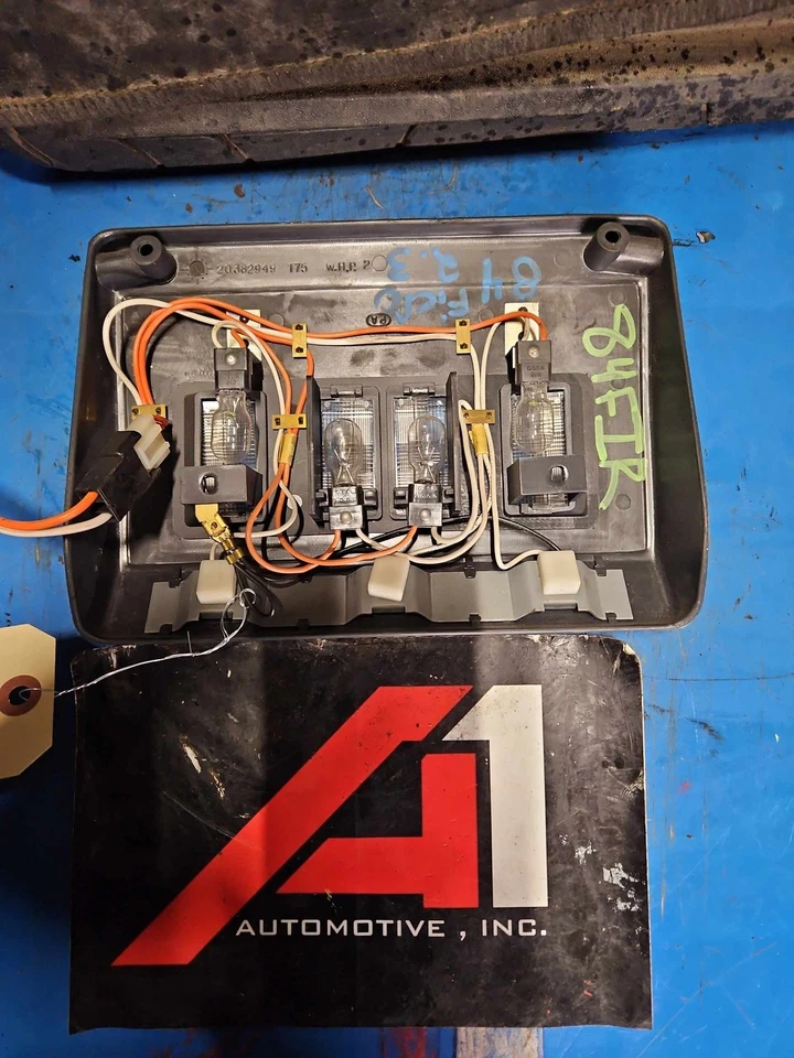 84-88 PONTIAC FIERO Interior Dome Light Dual Map *Black* Roof Mounted OEM Foto 2 de 4