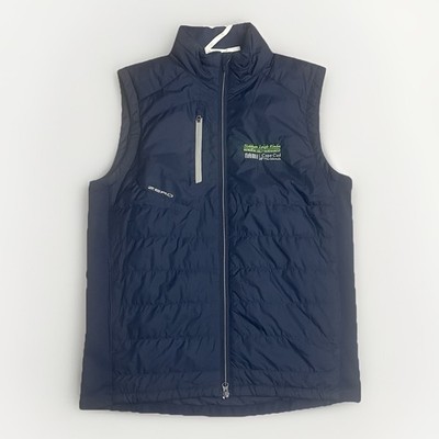 NWOT Zero Restriction Men's Hybrid Vest Medium Navy W1008 Primaloft Lightweight