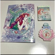 Disney Ariel The Little Mermaid Princess Coloring Book and Notepad