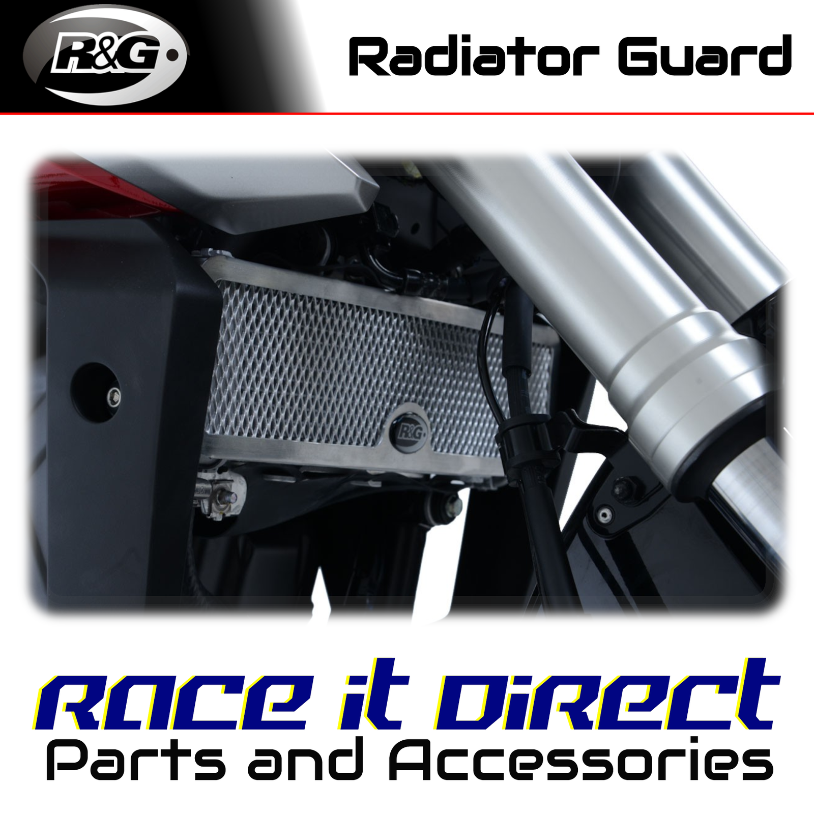 Aluminium Radiator Guard for Honda CB125R 2018-2024 Titanium R&G