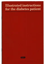 UPJOHN Illustrated Instructions for the Diabetes Patient Meal Plan 1970 booklet