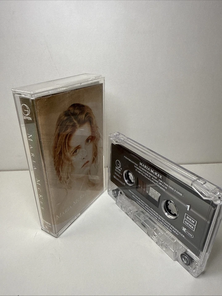 Maria McKee - Self-Titled Debut Album, 1989, Cassette Tape, Geffen 9 24229 4 - Image 3 of 4