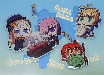Anime Fate Grand Order Miyagi Limited Schlüsselanhänger Set 3 Stück Acryl Abz...
