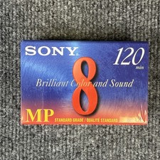 SONY Video 8 Tape 120 min MP Camcorder Standard Grade Cassette P6-120MPD 8mm New