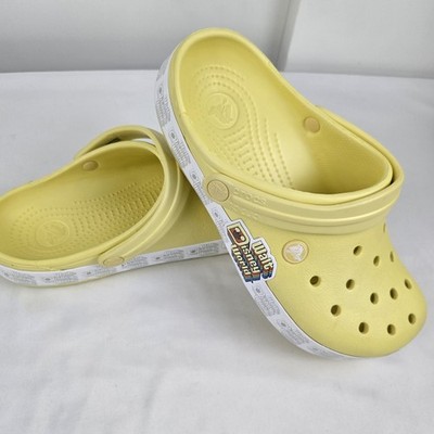 Walt Disney World Retro Logo Yellow Crocs M9/W7 Disney Crocs Colab! 