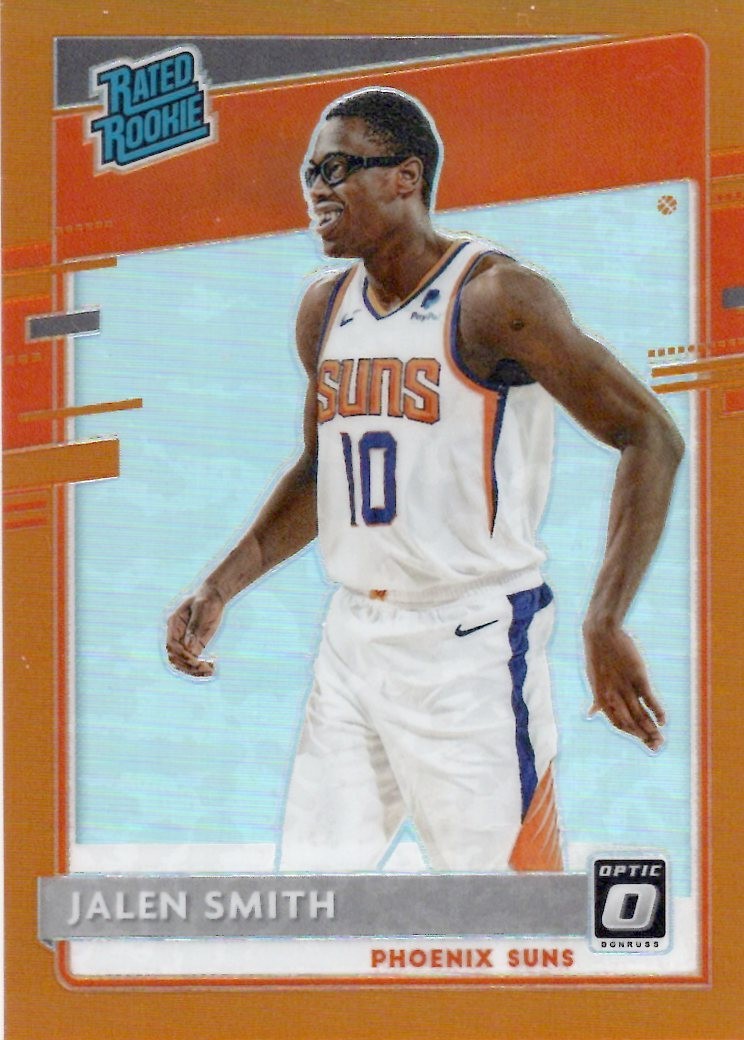 2020-21 Panini Donruss Optic Jalen Smith Rated Rookie Orange Prizm /199 #160