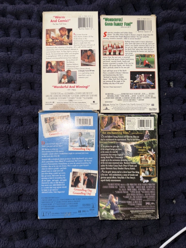 Lot Of 4 Vintage VHS Tapes All Tested And Working - Imagem 2 de 2