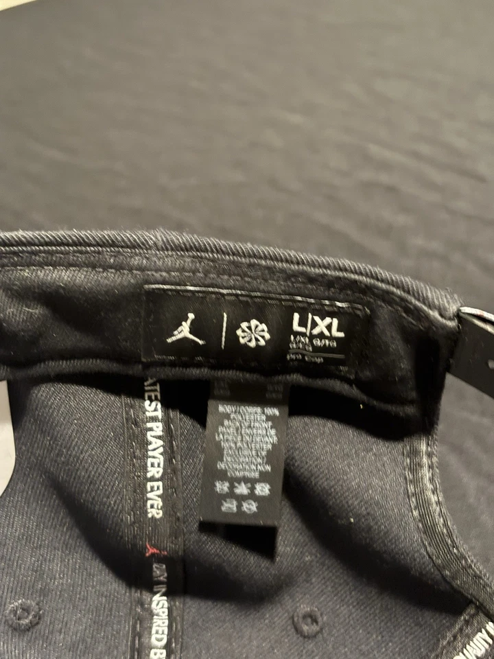 Gorra Air Jordan para hombre Jumpman Pro Snapback logotipo bordado negro blanco Foto 3 de 4