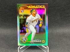 2024 Topps DARELL HERNAIZ RC Updated Rainbow Foil #US132 Athletics