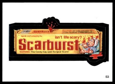 2004 Topps Wacky Packages All-New Series 1 #53 Scarburst - Image 1 of 2