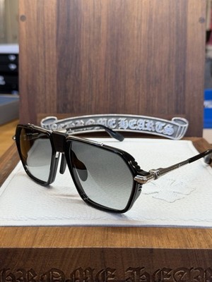 Chrome Hearts サングラス DRAGPIPE2 Chrome Hearts Drippy Sunglasses Black/Silver | eBay