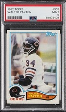 1982 TOPPS #302 WALTER PAYTON PSA 9