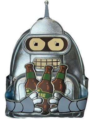 Limited Edition WonderCon Futurama Bender Loungefly Mini Backpack