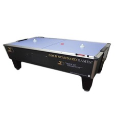 Tournament Pro Air Hockey Table - 8' - Light Blue - Free Play - Manual Score