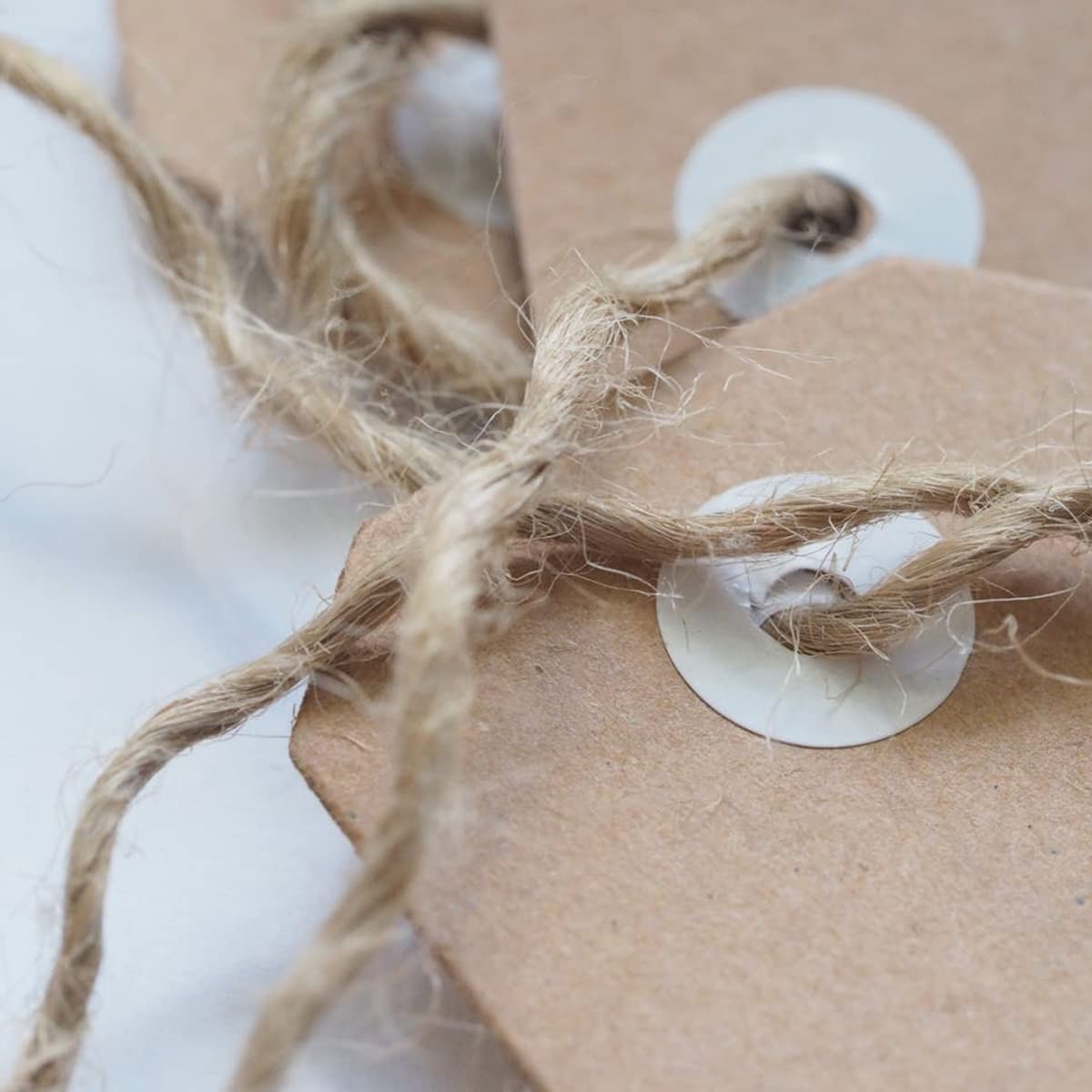 500FT Jute Twine Rope 3mm Natural Thick Garden Twine String Heavy Duty for Ga...