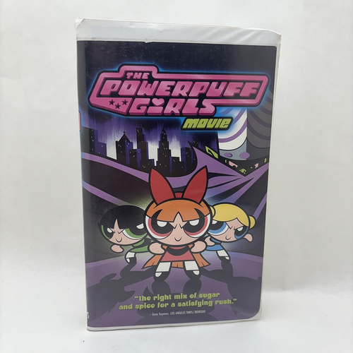 The Powerpuff Girls Movie (VHS, 2002) Clamshell Case, Tartakovsky, McCracken - Picture 1 of 6