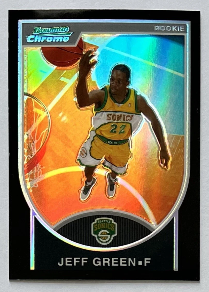 Basketball Jeff Green Rookie 2007-08 Season Sports Trading Cards