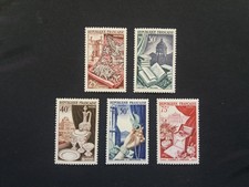 France 1954 série neuve * * luxe n° 970 à n°974 métiers d'arts
