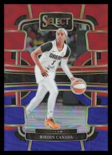 2024 Select WNBA Red and Blue Prizms #93 Jordin Canada Serial #285/399