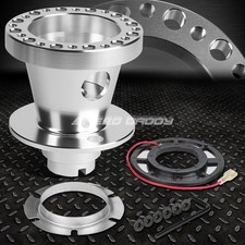 For 92-95 Civic Egintegra Dc2 Silver Aluminum Steering Wheel 6-hole Hub Adaptor For 92-95 Civic Egintegra Dc2 Silver Aluminum Steering Wheel 6-hole Hub Adaptor
