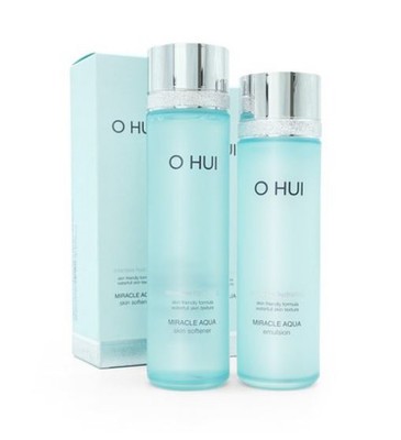 O HUI Miracle Aqua Skin Softener 150ml + Emulsion 130ml 2er Set